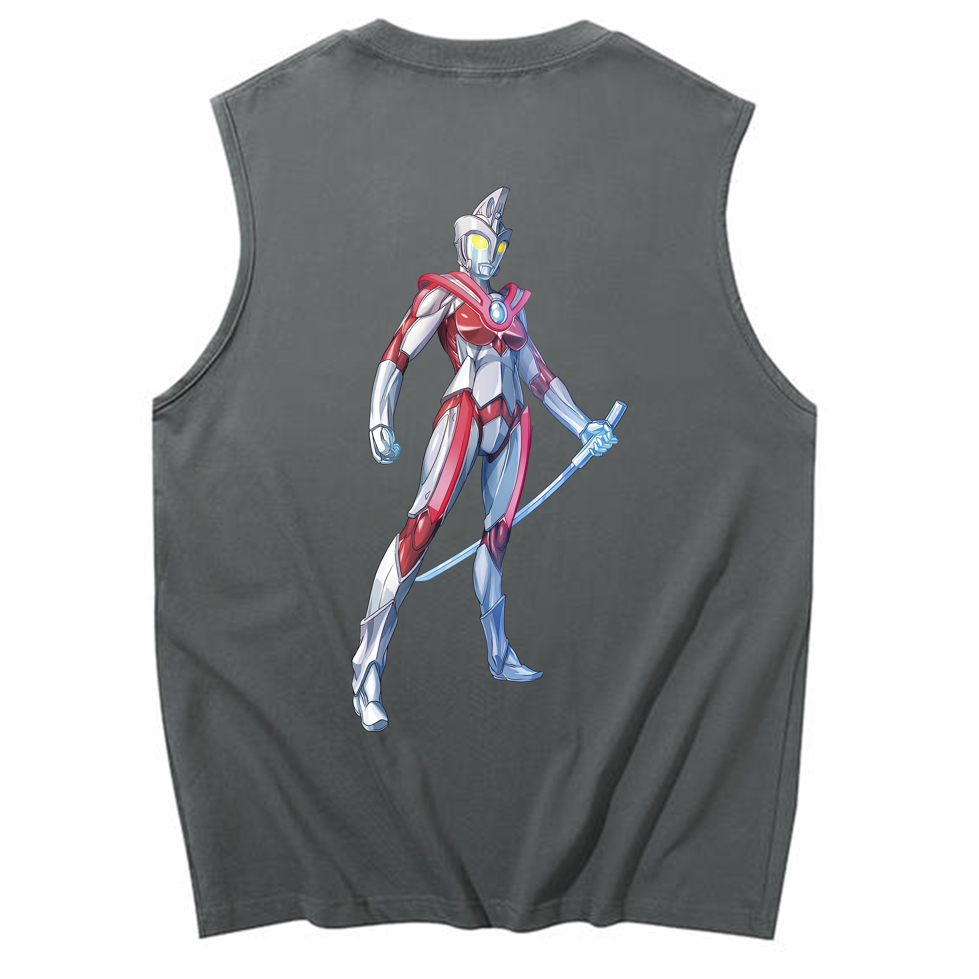 （画像用） ウルトラマン Ultraman コットン100％タンクトップ（背面プリント）